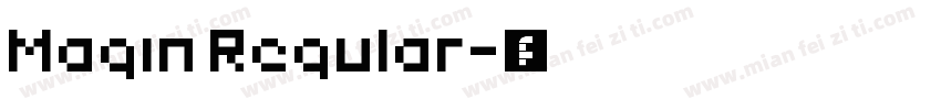 Magin Regular字体转换
